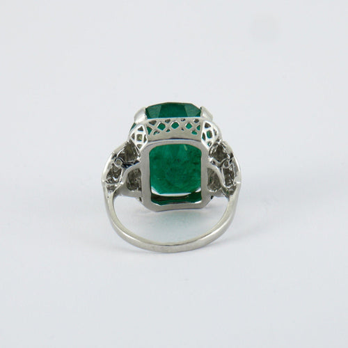 Bague 54 Bague Emeraude Diamants 58 Facettes ALGU23