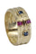 Bague Bague jonc, saphir, rubis 58 Facettes 063461