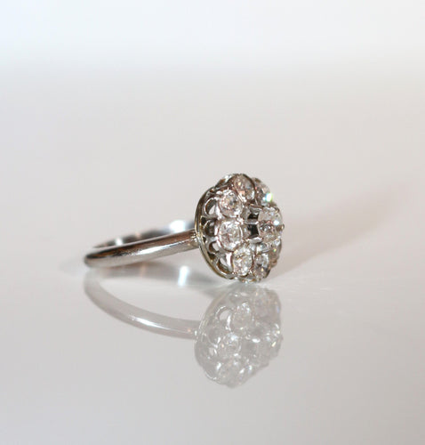Bague 48 Bague petite Marguerite Diamants 1930 58 Facettes 545