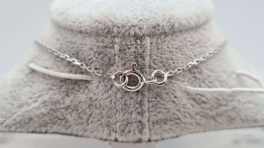 Collier Collier en Or blanc & diamants 58 Facettes