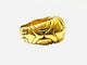 Bague 58 BVLGARI. Collection Parentesi, bague vintage or jaune 58 Facettes