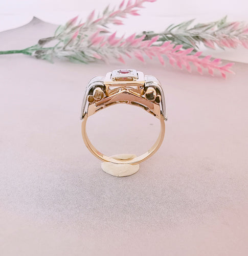 Bague Bague Tank Rubis 58 Facettes AA 1499