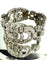 Bracelet Bracelet Art-Déco Or blanc Diamants,. 58 Facettes