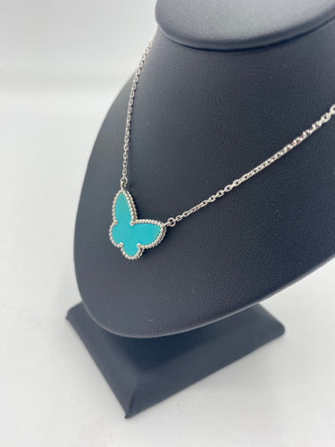 Pendentif Van Cleef & Arpels - pendentif Butterfly turquoise 58 Facettes 096322243181