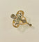 Broche Broche Or Et Roses De Diamants 58 Facettes 823988