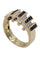 Bague 54 BAGUE MODERNE SAPHIRS ET DIAMANTS 58 Facettes 056741