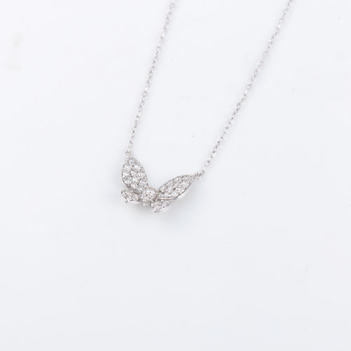 Collier Collier diamant papillon 58 Facettes