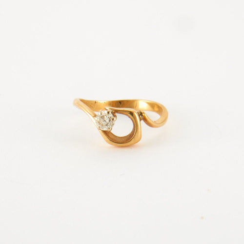 Bague 52 Bague en Or jaune & diamants 58 Facettes