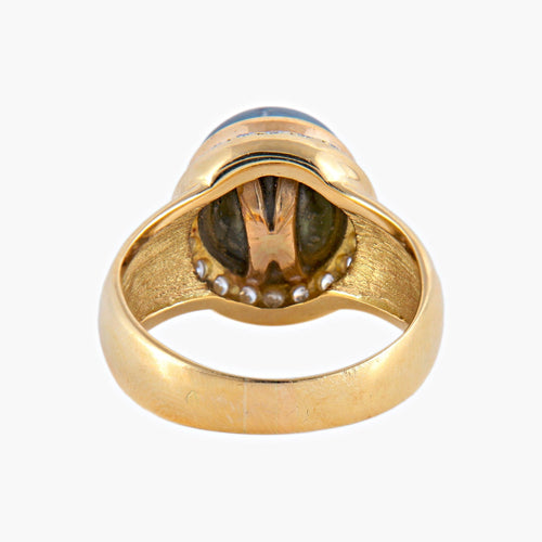 Bague 60 Bague Perle de Tahiti & diamants 58 Facettes 466