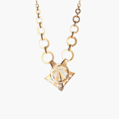 Collier Collier Deux Ors 58 Facettes