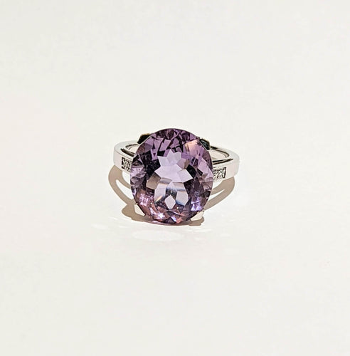 Bague MAUBOUSSIN Bague or blanc améthyste 58 Facettes