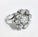 Bague 55 Bague Or blanc Marguerite Diamants 58 Facettes 1-936/1