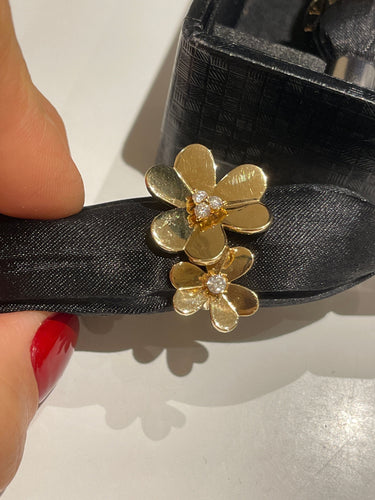 Bague Bague double fleur 58 Facettes