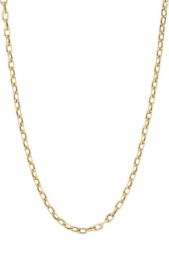 Collier CHAINE MAILLE FORÇAT DIAMANTÉE 58 Facettes 046581