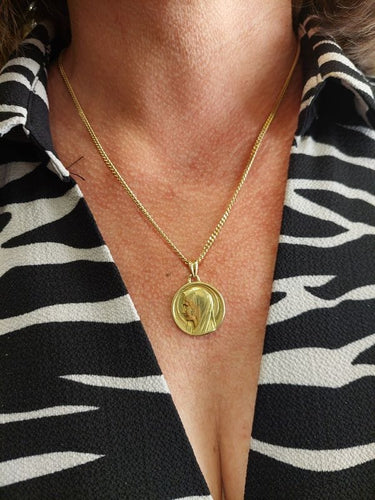 Pendentif MÉDAILLE VIERGE SIGNÉE AUGIS 58 Facettes 066881