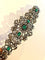 Bracelet Exceptionnel bracelet XIXe diamants, émeraudes, or et argent 58 Facettes