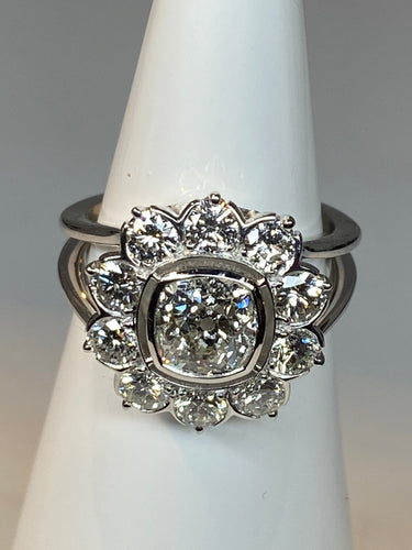 Bague Bague Margueritte, diamant 58 Facettes
