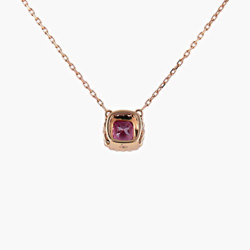 Collier Collier Grenat rhodolite Diamants 58 Facettes