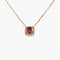 Collier Collier Grenat rhodolite Diamants 58 Facettes