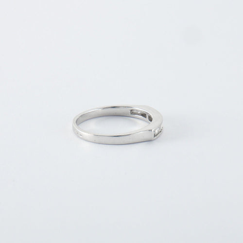 Bague Bague en or blanc & diamants 58 Facettes