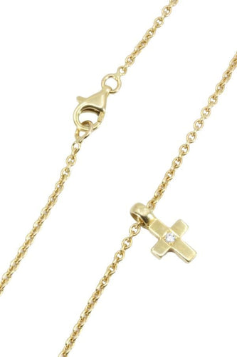 Collier COLLIER CROIX DIAMANT 58 Facettes 060951