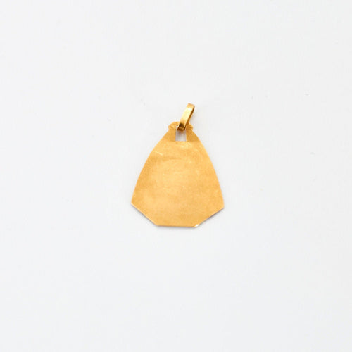 Pendentif Médaille trapèze ange Raphael 58 Facettes