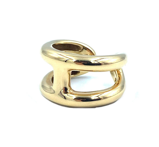 Bague Hermès. Bague Osmose or rose 18K 58 Facettes