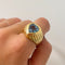 Bague 61 Bague FRED Coeur Topaze bleue 58 Facettes
