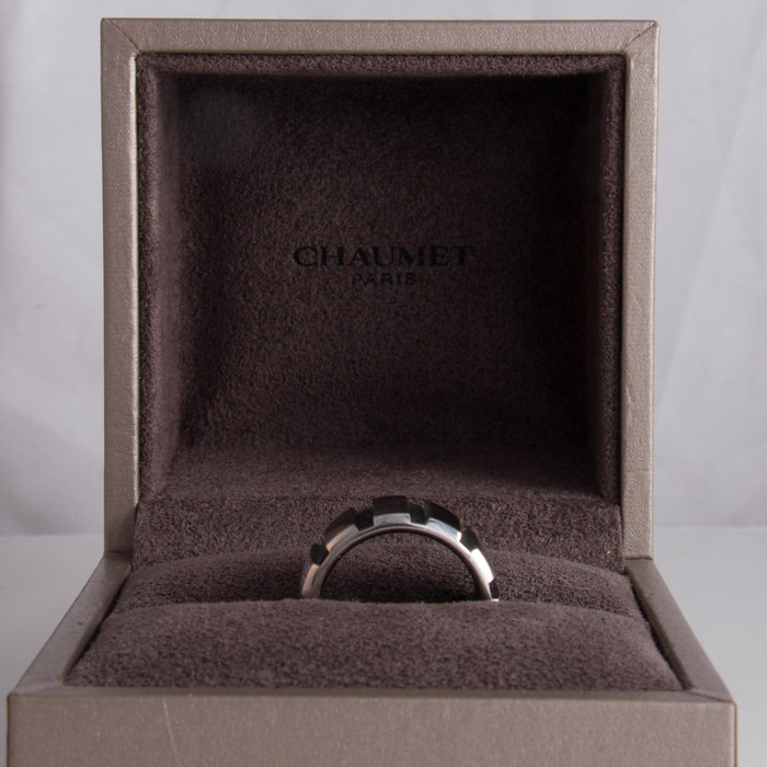 Bague 51 Bague Chaumet, “Class One”, or blanc, diamants 58 Facettes