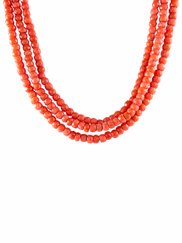 Collier Collier Corail 3 rangs 58 Facettes