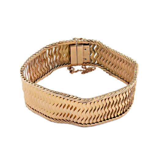 Bracelet maille écailles de poisson 58 Facettes