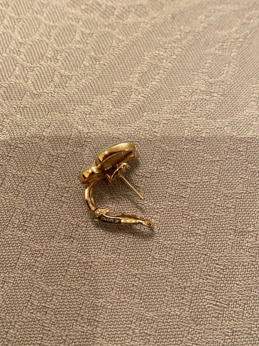 Boucles d'oreilles Boucles d'oreilles papillon Nacre Diamants 58 Facettes