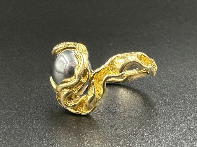 Bague GILBERT ALBERT - Bague Multi-billes Or 58 Facettes