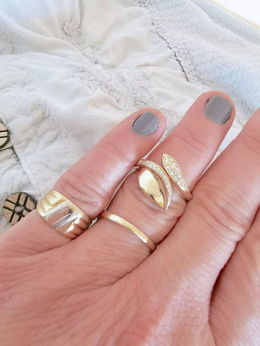 Bague Bague Serpent en Or jaune & Diamants 58 Facettes AB 1039