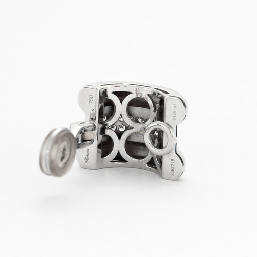 Boucles d'oreilles CHOPARD - BOUCLES D'OREILLES COLLECTION "STRADA" DIAMANTS OR GRIS 58 Facettes