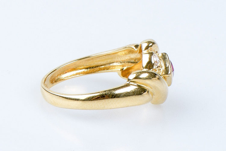 Bague 53 Bague en or massif 58 Facettes 111-215263-43