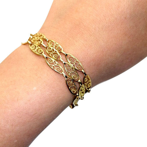 Collier Collier et bracelet vintage 58 Facettes 2551