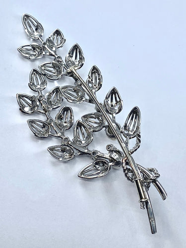 Broche Broche Platine Or Perles Diamants. 58 Facettes AB213