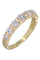 Bague 50 Demi-alliance Or jaune Diamants 58 Facettes 080651