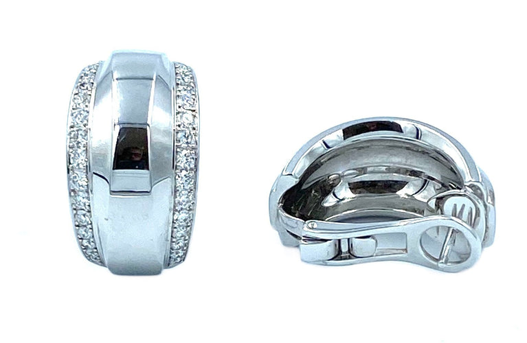 Boucles d'oreilles Chopard. Boucles d’oreilles La Strada 58 Facettes