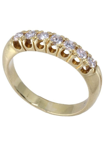 Bague 54 BAGUE JARRETIÈRE DIAMANTS 58 Facettes 075851