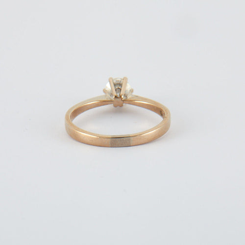 Bague 59 Bague solitaire Diamant 0.58ct 58 Facettes
