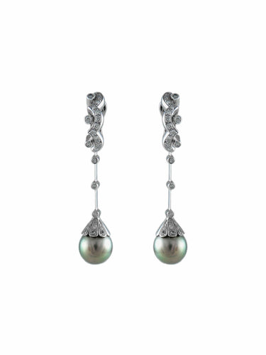 Boucles d'oreilles Boucles d'oreilles Perles de Tahiti 58 Facettes