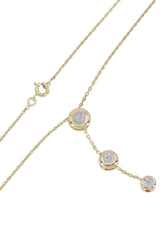 Collier COLLIER MODERNE TRILOGIE DIAMANTS 58 Facettes 070201