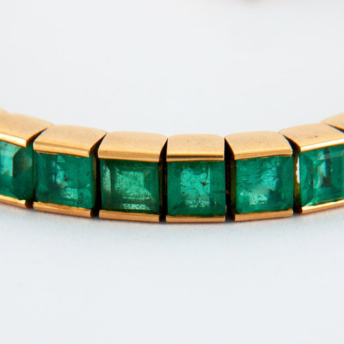 Bracelet CARTIER - Bracelet ligne Emeraudes 58 Facettes