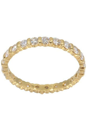 Bague 58 ALLIANCE MODERNE DIAMANTS 58 Facettes 048551