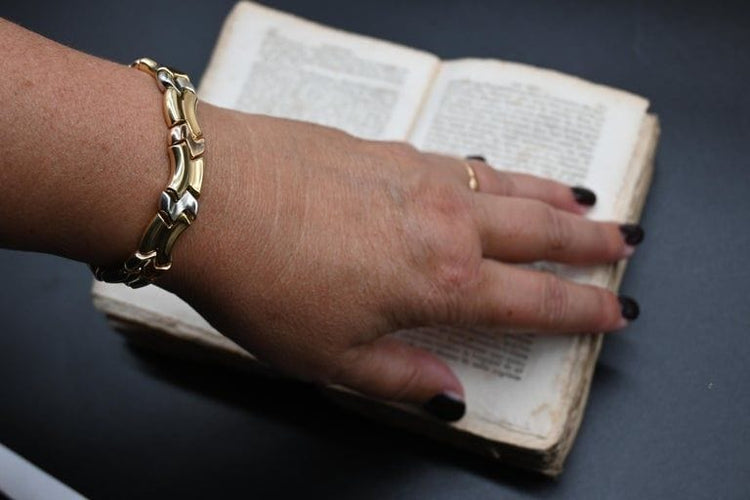 Bracelet Bracelet 3 Ors Maille Moderne 58 Facettes