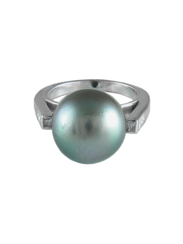 Bague Bague Perle de Tahiti 58 Facettes