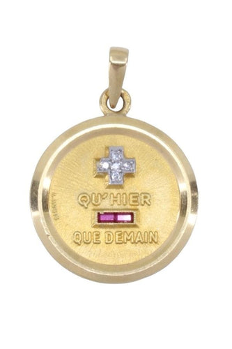 Pendentif AUGIS - Médaille d'Amour 58 Facettes 077691