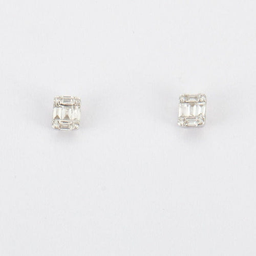 Boucles d'oreilles Boucles d'oreilles en Or blanc & diamants 58 Facettes